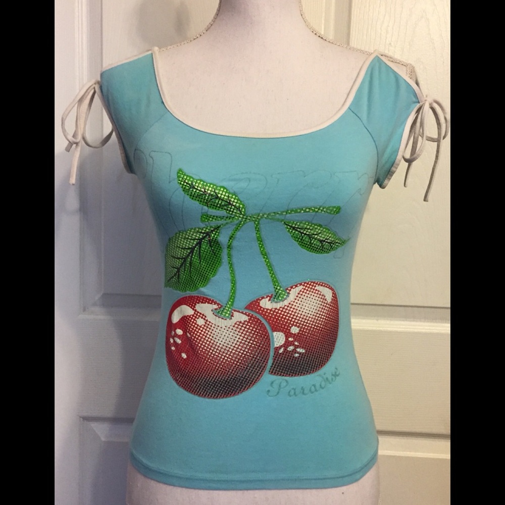 Sirens Cute Cherry Top Blouse